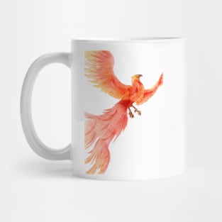 Rising from the Ashes- Phoenix White Mug